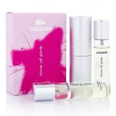 Lacoste "Love of Pink", 3x20 ml